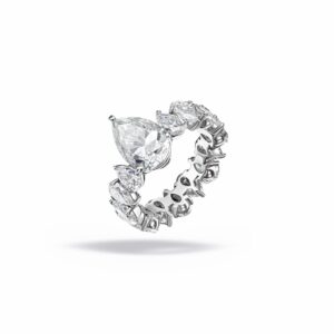 Tear Drop Eternity Ring
