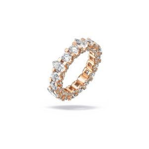 Pear Eternity Ring