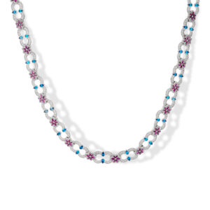 Infinity Flower Link Chain