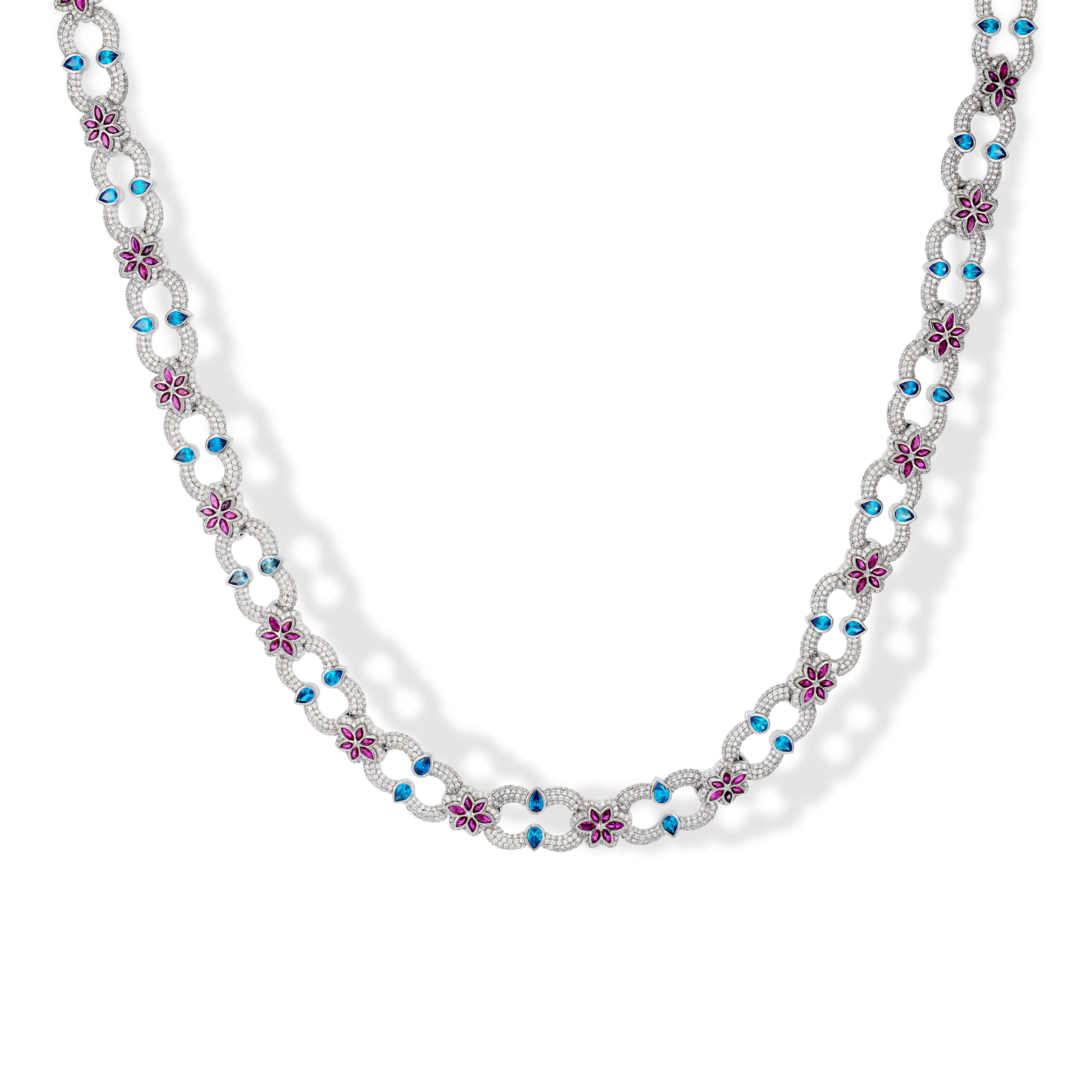 Infinity Flower Link Chain
